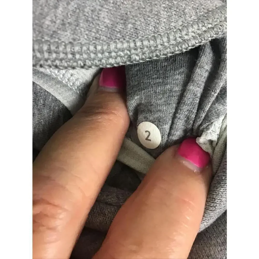 Lululemon Cozy Cuddle Up Asymmetrical Zip Jacket High Collar Gray Size 2